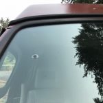 rock chip left side windshield