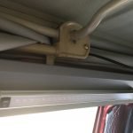 LED light bar over slider